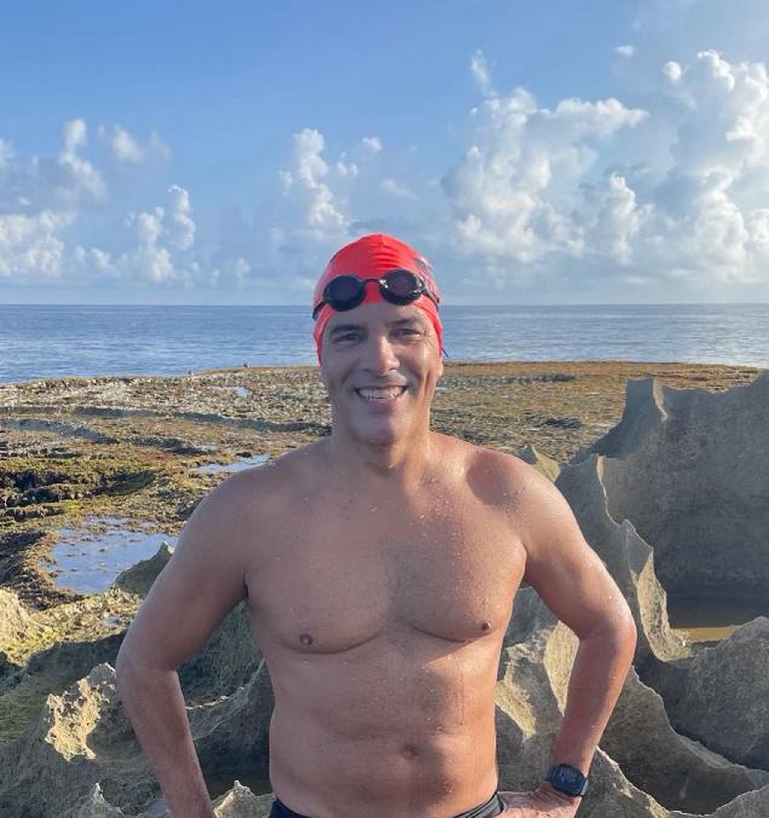 El próximo 2 de junio, por primera vez en Puerto Rico, Carlos Sánchez nadará desde Culebra hasta Fajardo.
