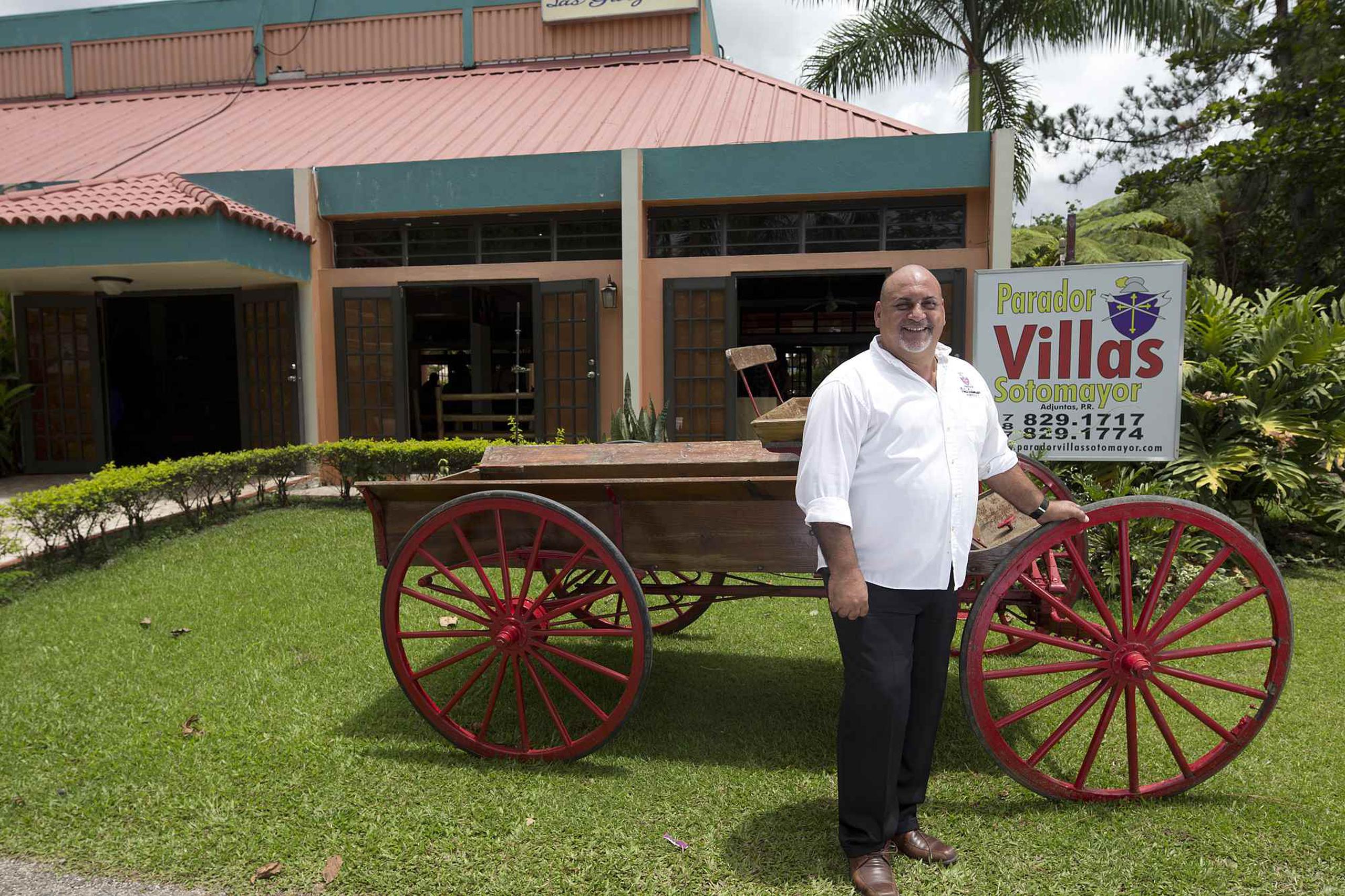 Jesús Ramos, presidente de la Asociación de Paradores y dueño del Parador Villas Sotomayor, en Adjuntas.
