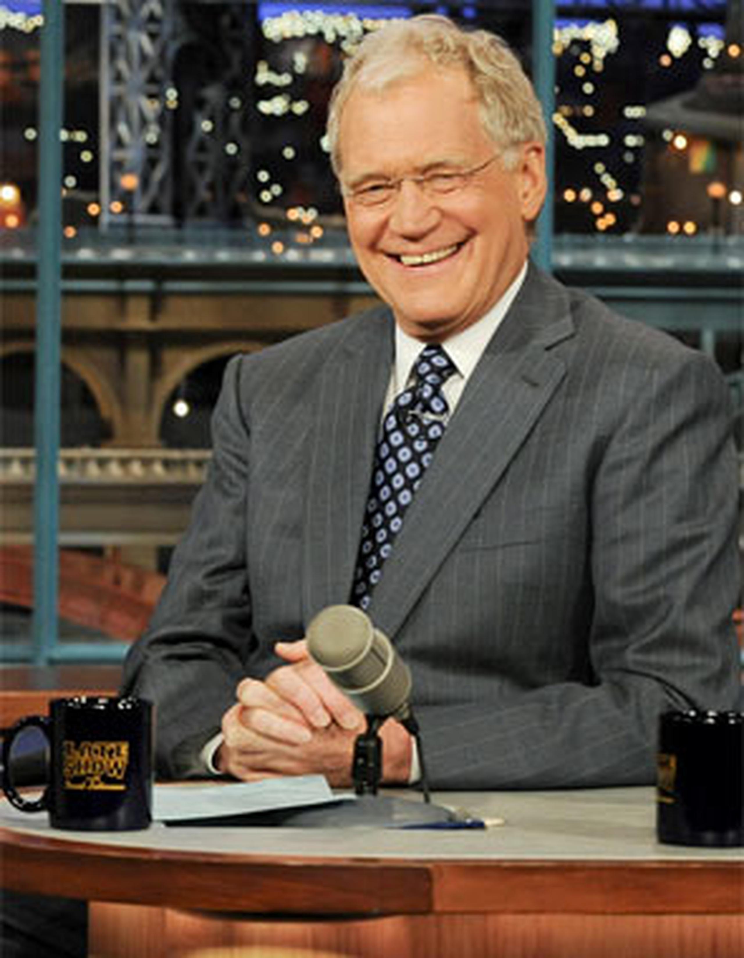 David Letterman (Archivo)