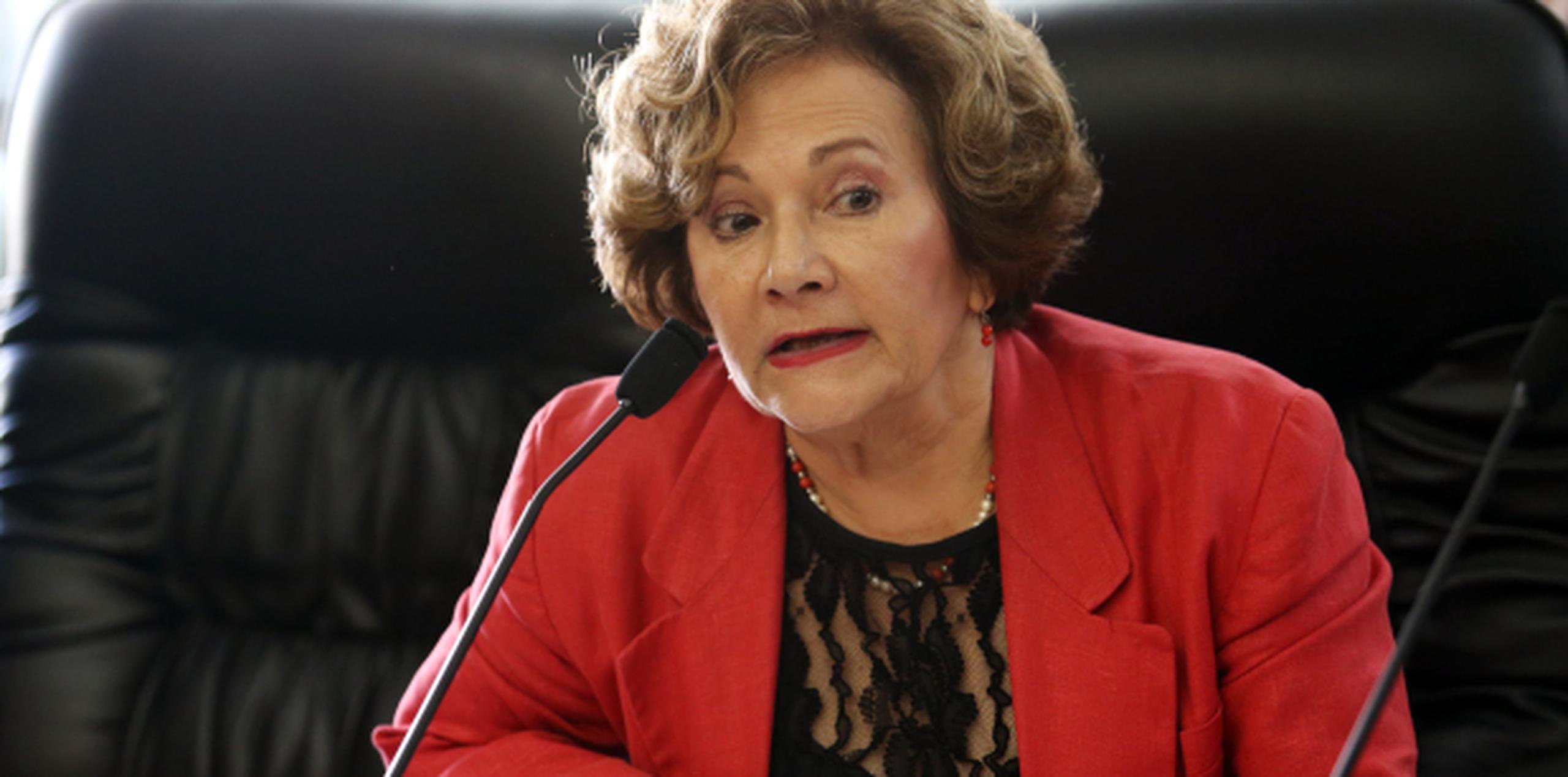 La procuradora de las personas de edad avanzada, Carmen D. Sánchez, objetó prácticamente todas las propuestas del proyecto de Ley. (JUAN.MARTINEZ@GFRMEDIA.COM)