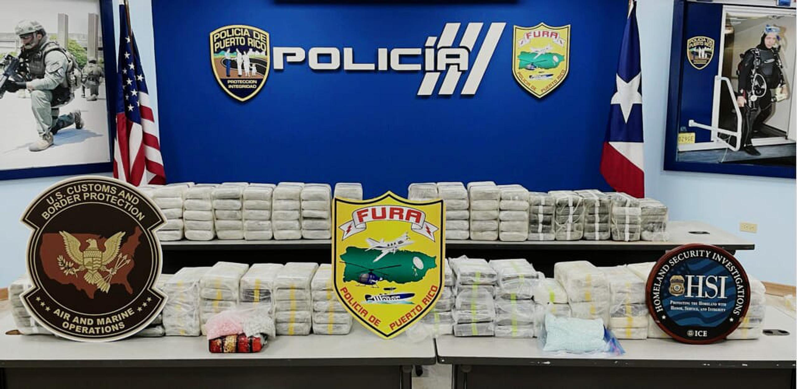 El cargamento millonario de cocaína fue ocupado en la costa de Manatí. No hubo arrestos.