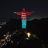 El Cristo Redentor de Río proyecta el “Reloj Climático”