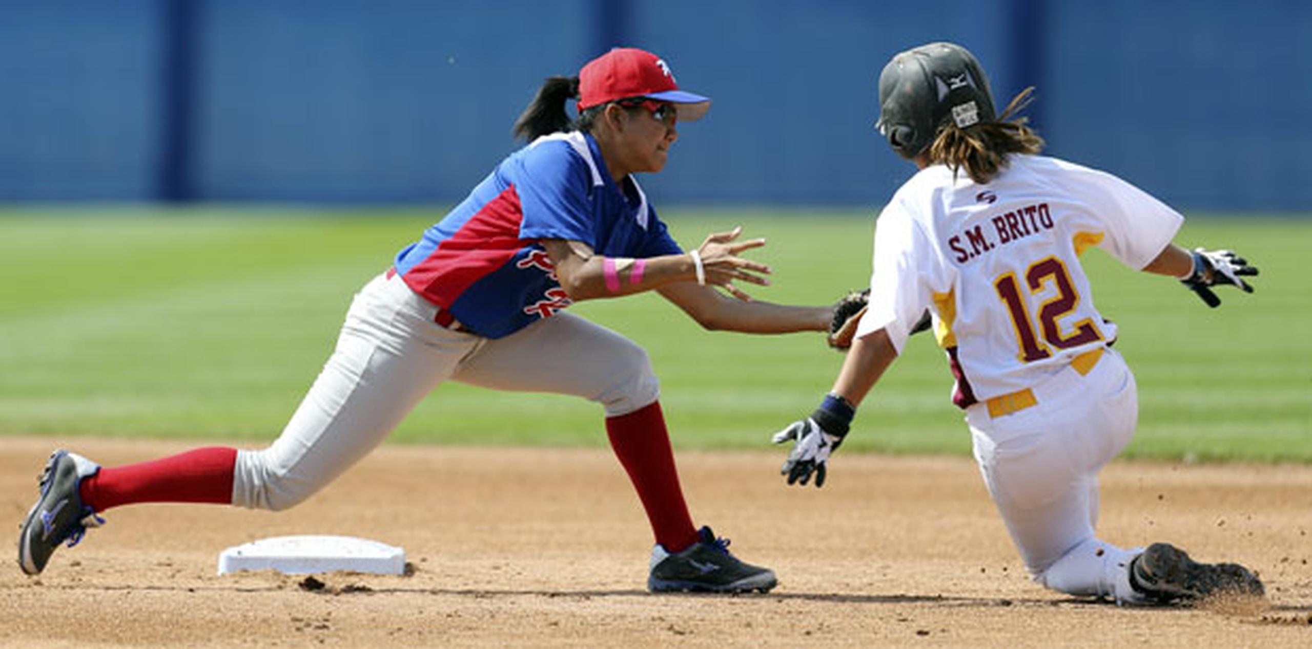 En el béisbol femenino, la novena boricua fue dejada sobre el terreno 10-9 ante Venezuela por el partido que le aseguraba la medalla de bronce. (juan.martinez@gfrmedia.com)