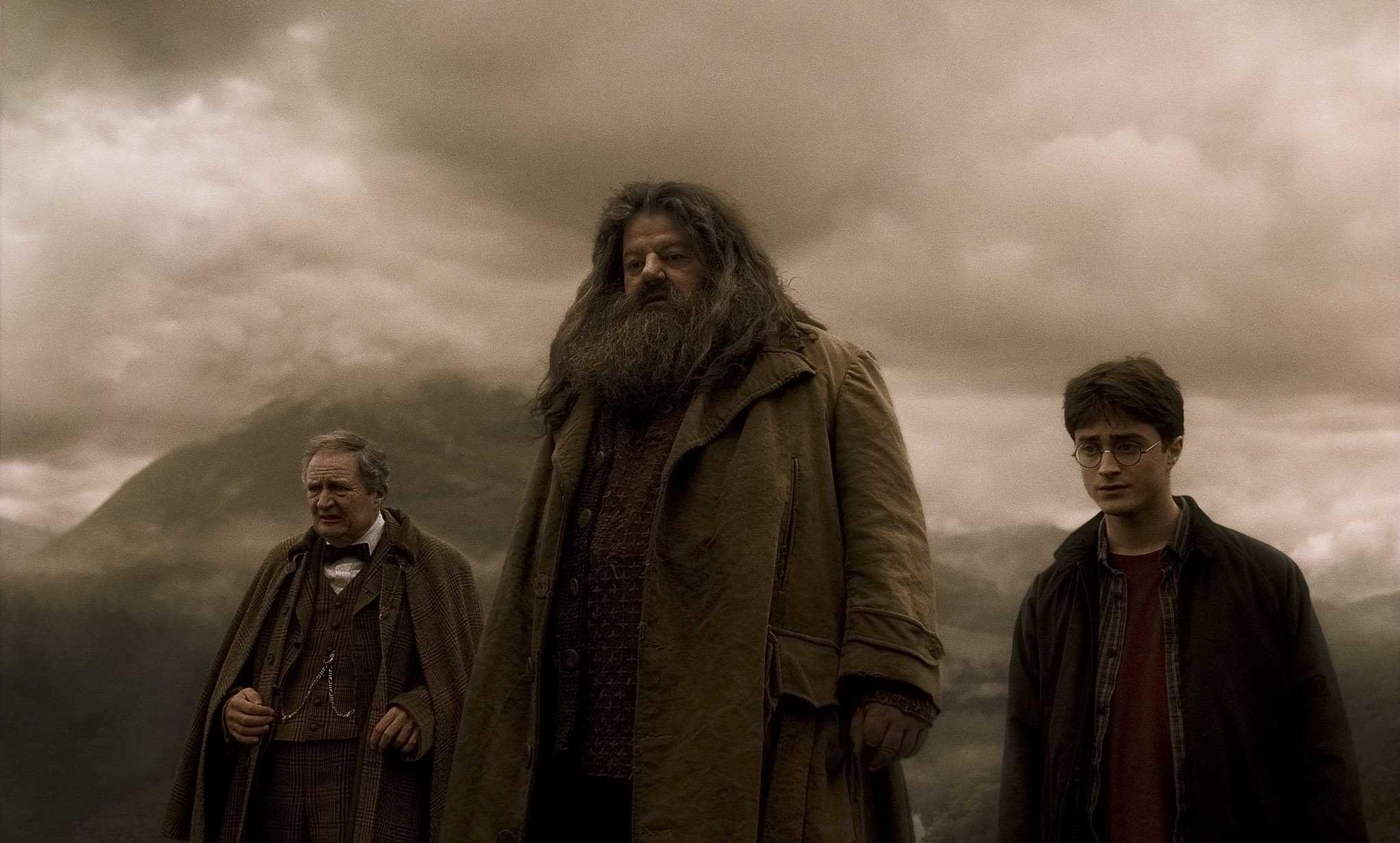 Robbie Coltrane interpretó a Rubeus Hagrid.