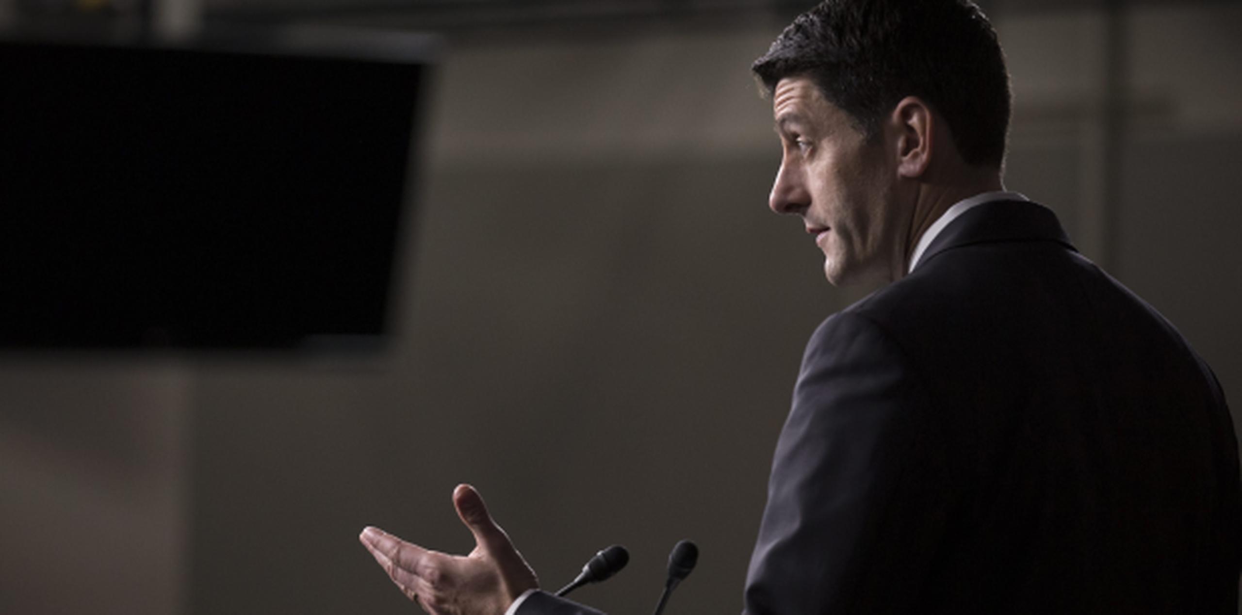El presidente de la Cámara de Representantes, Paul Ryan, encabezó los esfuerzos para lograr un lenguaje aceptable para republicanos y demócratas. (AP)