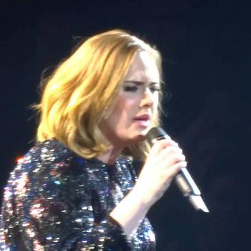 Adele se queda sin sonido en pleno concierto