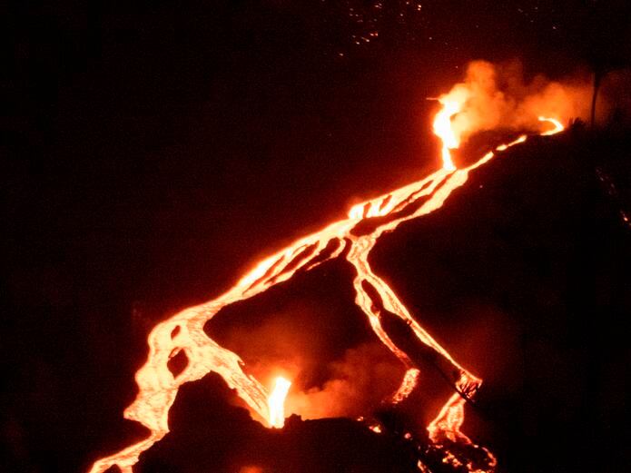 La erupción volcánica en La Palma comenzó el pasado 19 de septiembre.
