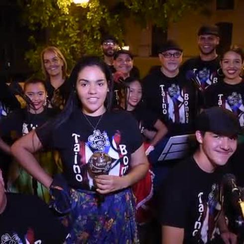 Grupo Taíno Bomba celebra la diversidad de San Juan 