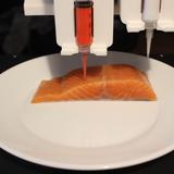 Una “start-up” austríaca imprime “salmón vegano” 