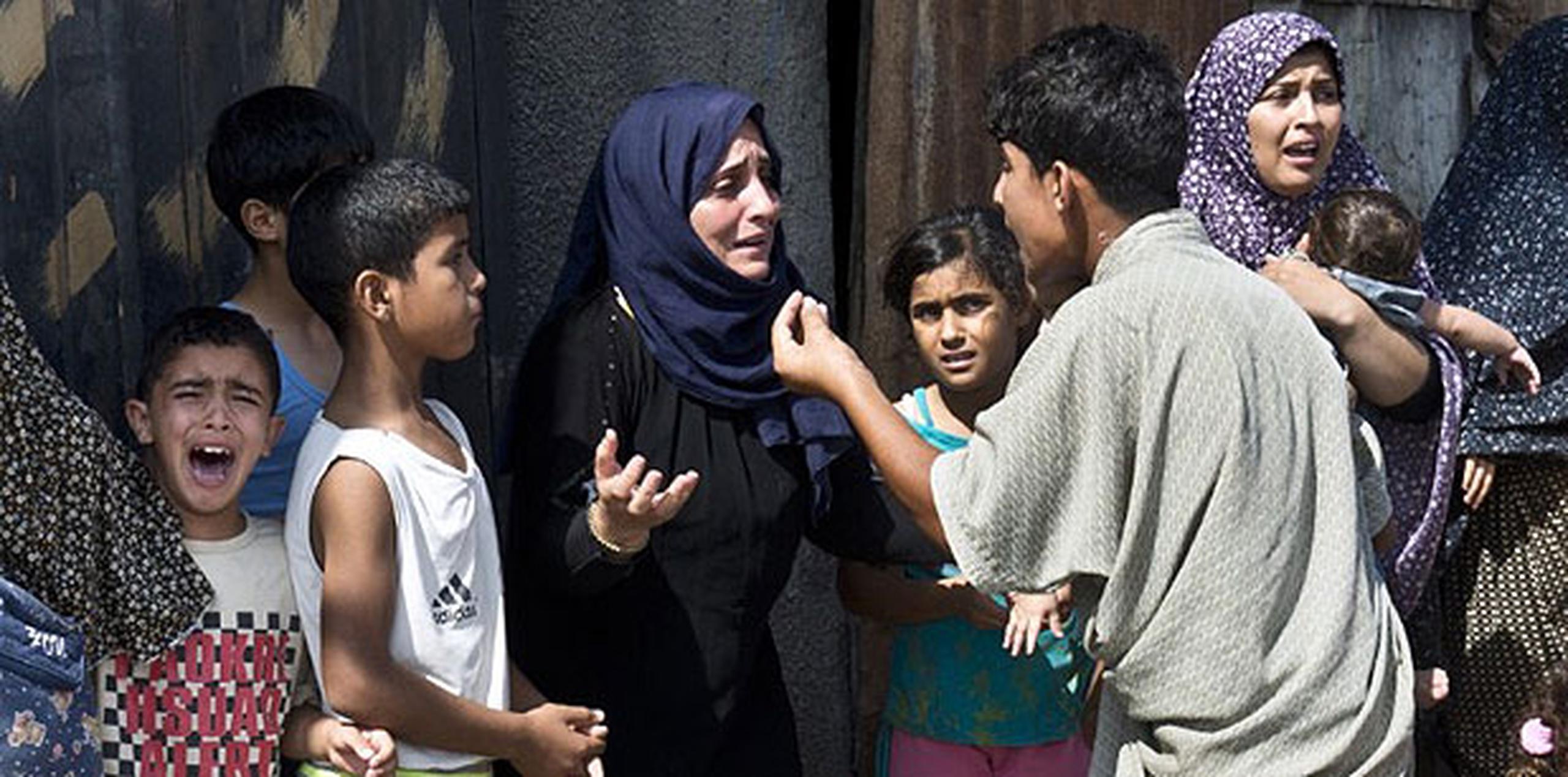 Más de 2,090 palestinos, entre ellos cerca de 500 niños, han muerto desde que comenzó la guerra de Gaza el 8 de julio. (AFP)