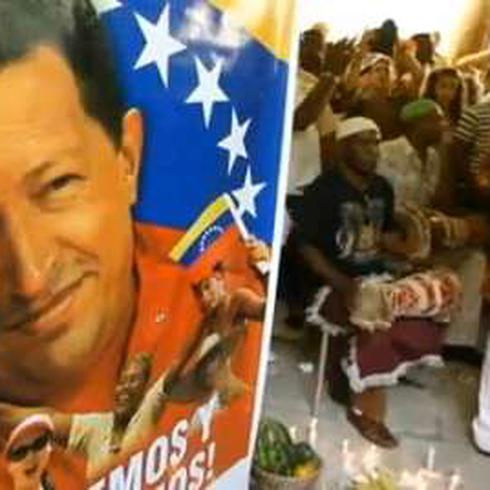 Santeros cubanos piden por la recuperación de Chávez