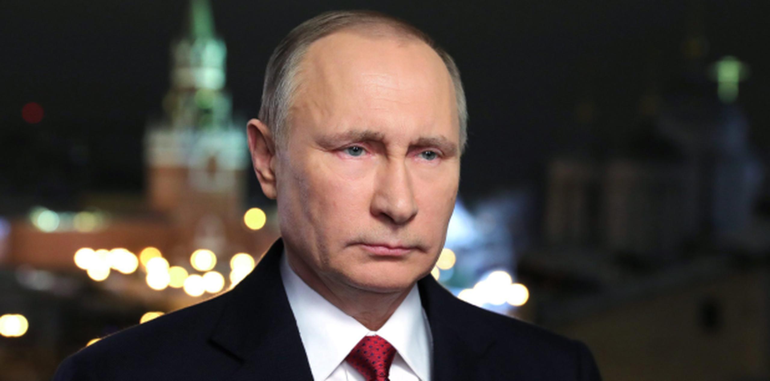 Vladimir Putin, presidente de Rusia. (Prensa Asociada)