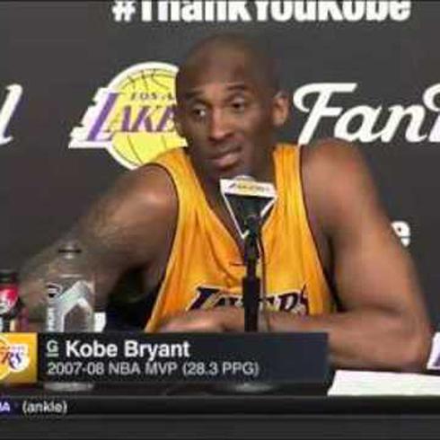 Fin a la era de Kobe Bryant en la NBA