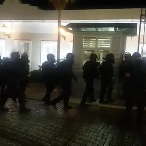 La Fuerza de Choque sale a la calle en medio de la protesta