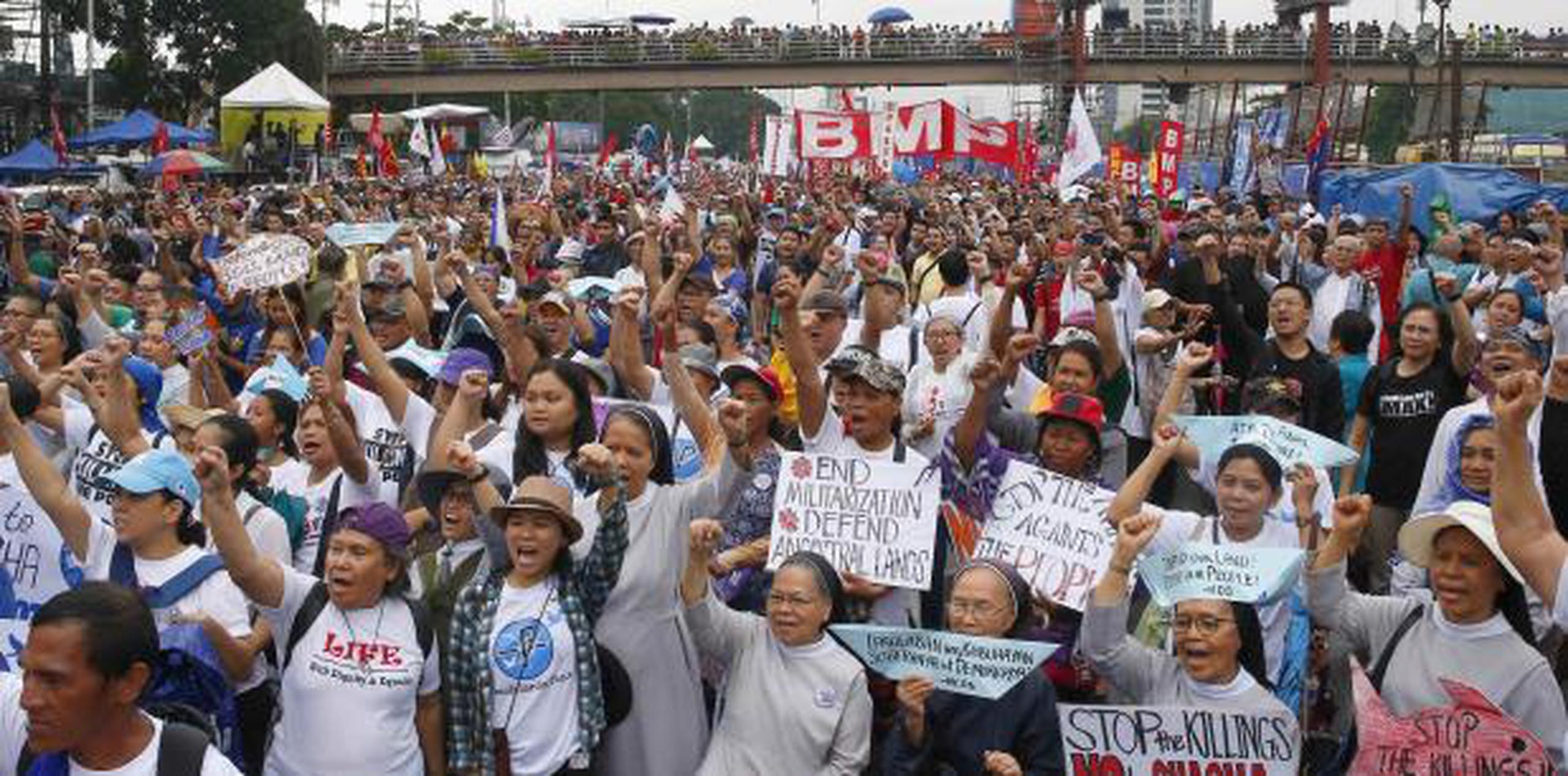 Más de 100 mil personas marcharan por la ciudad para reclamar reformas democráticas y una investigación sobre el uso de la fuerza por parte de la policía para dispersar protestas anteriores. (AP)