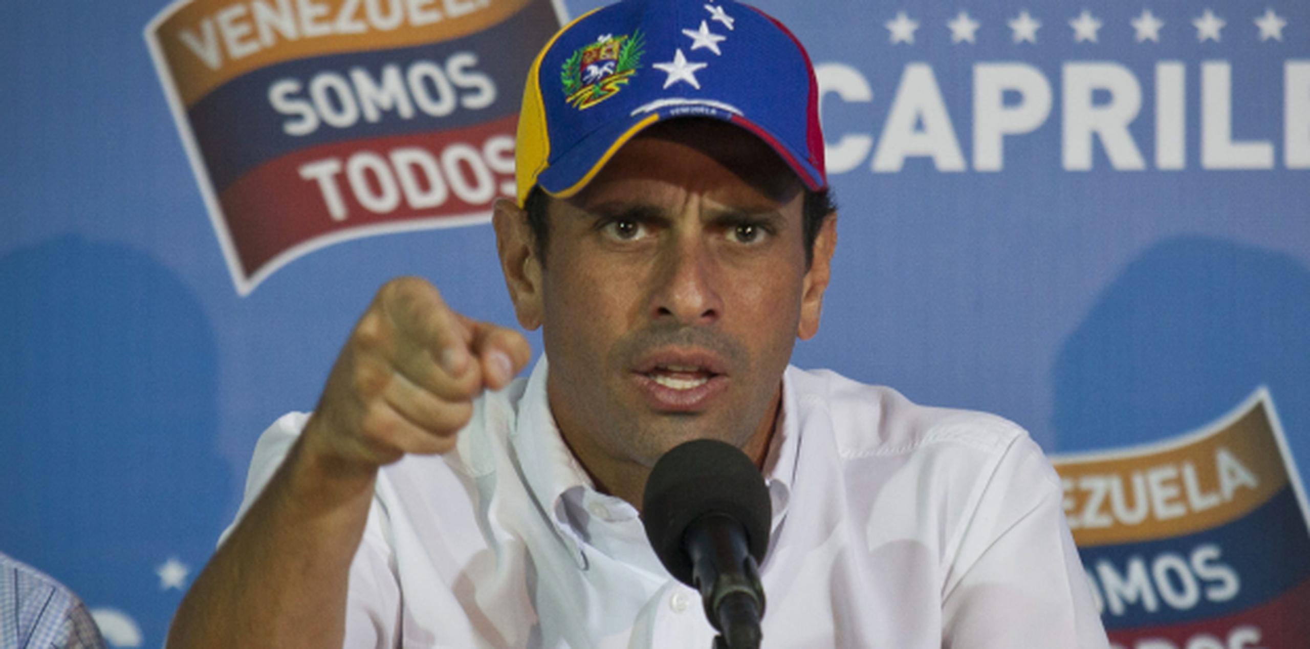 Henrique Capriles (Archivo)