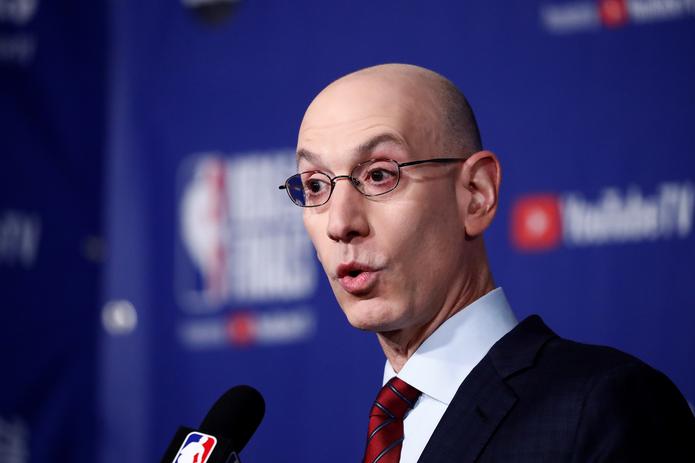 En la imagen, el comisionado de la NBA, Adam Silver.