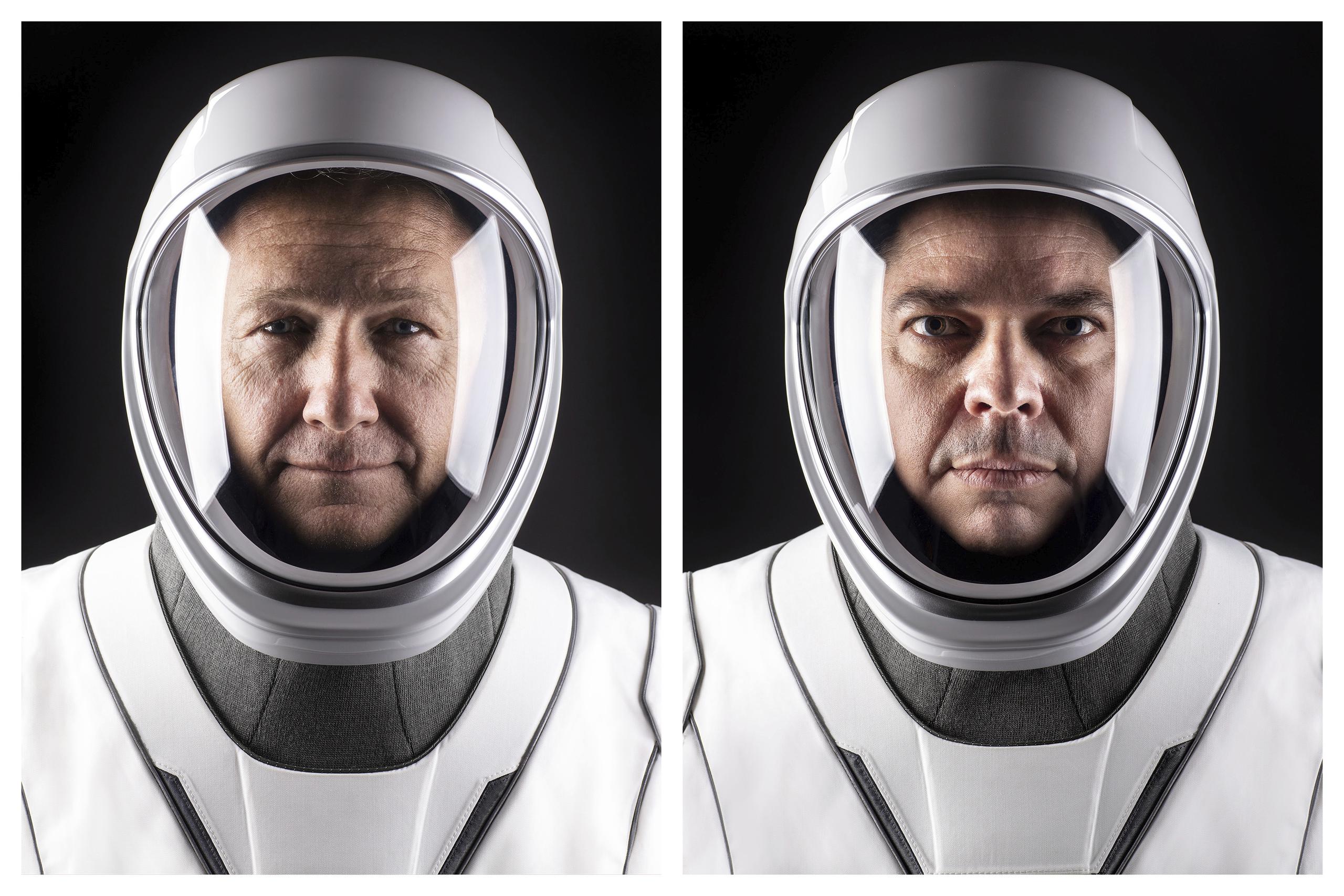 Los astronautas Doug Hurley y Bob Behnken