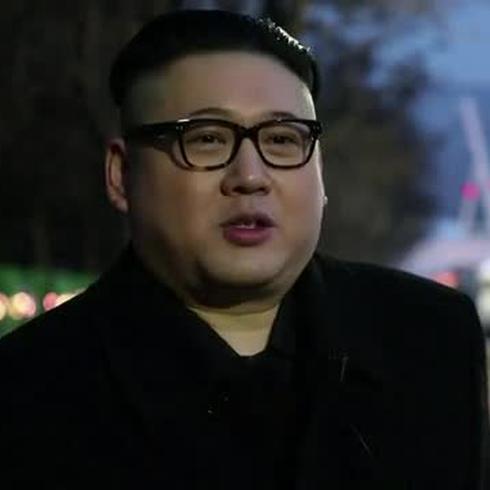 Dobles de Trump y Kim Jong-un expulsados del estadio olímpico