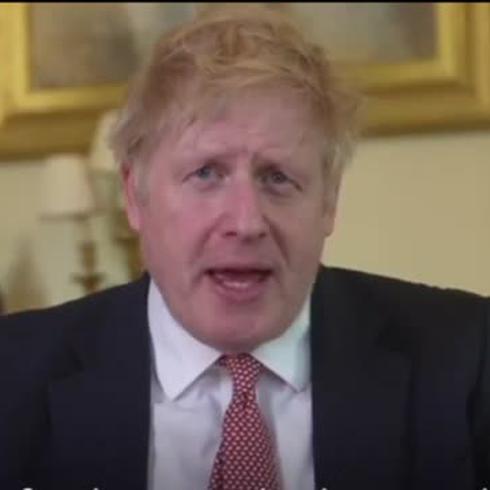 Boris Johnson: "Buenas tardes , he dejado el hospital" 