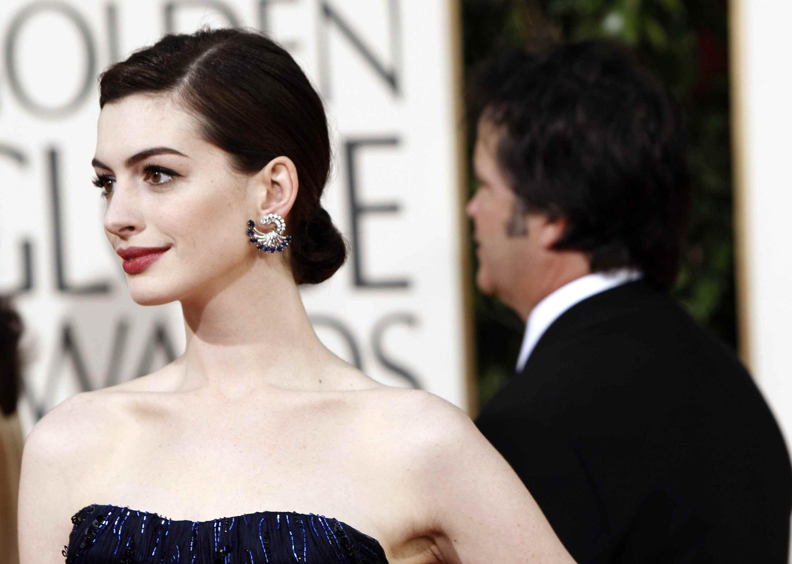Anne Hathaway se está sometiendo a una fuerte rutina de ejercicios.(AP)