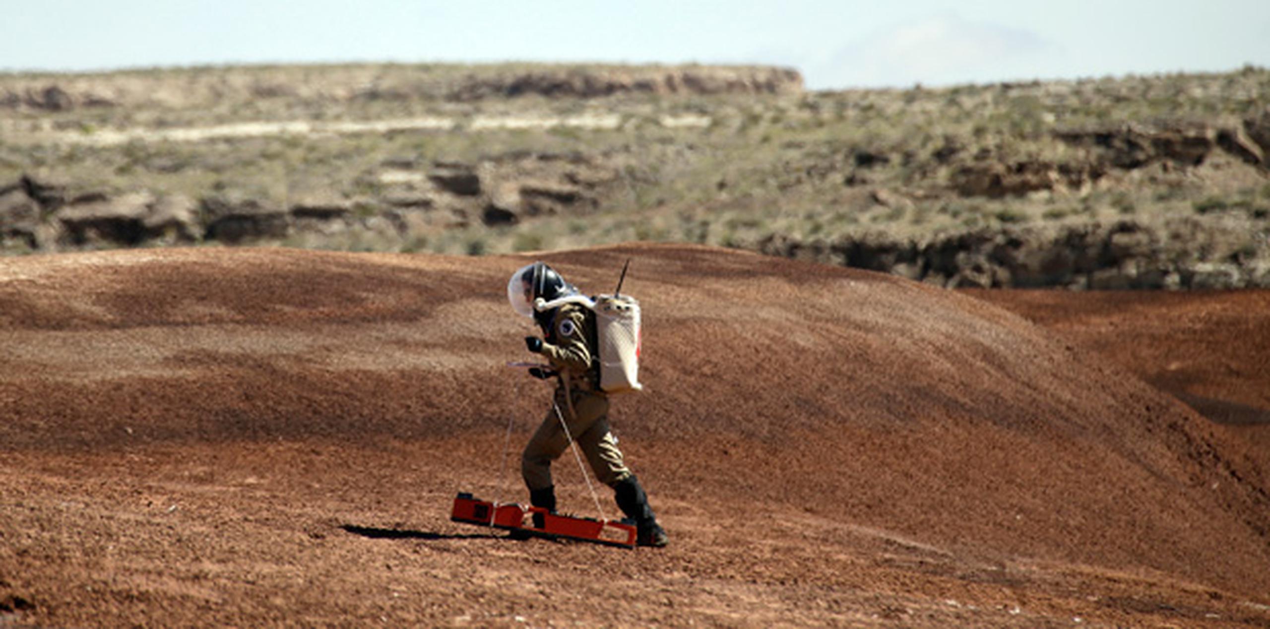 Este rocoso rincón de Utah se parece tanto a la superficie del planeta rojo que se ha convertido en un imán para científicos e ingenieros para organizar expediciones imaginarias a Marte. (AP)