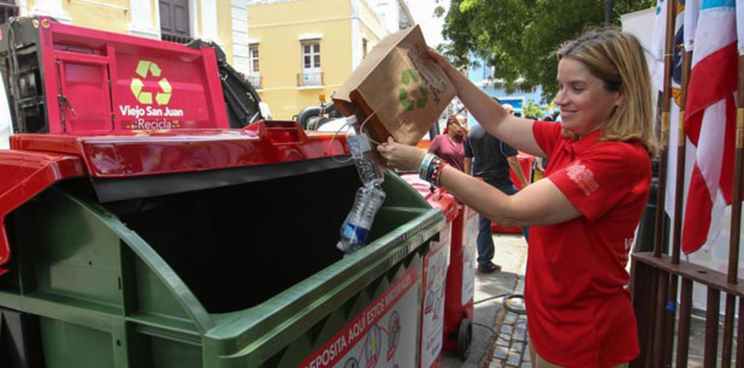Según datos provistos por la ejecutiva municipal, en el Viejo San Juan se generan 28,000 libras  de basura todos los días. (Suministrada)
