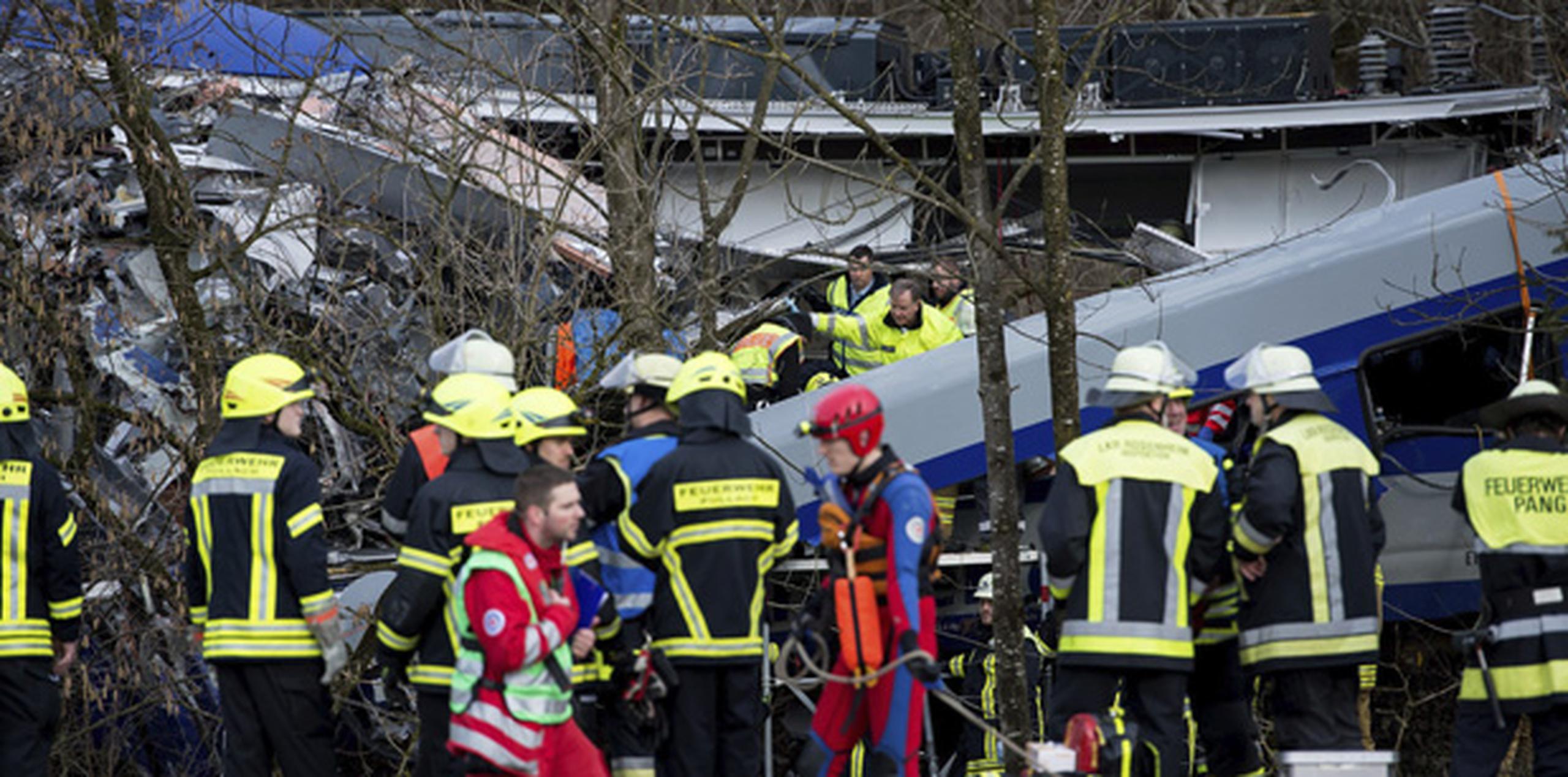Aparatoso choque de trenes en Alemania Primera Hora