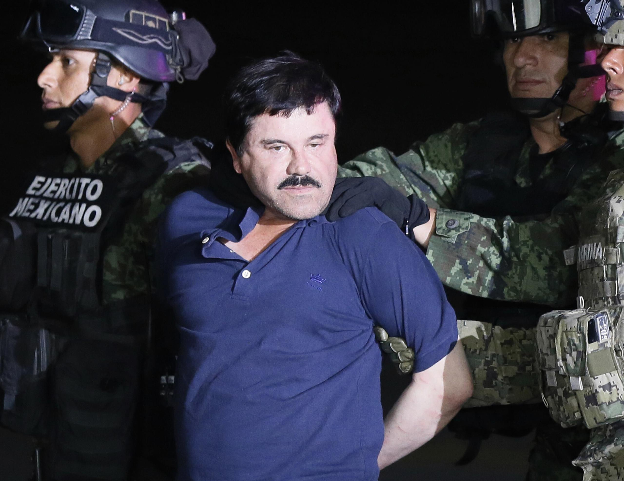 El narcotraficante Joaquín "El Chapo" Guzmán.