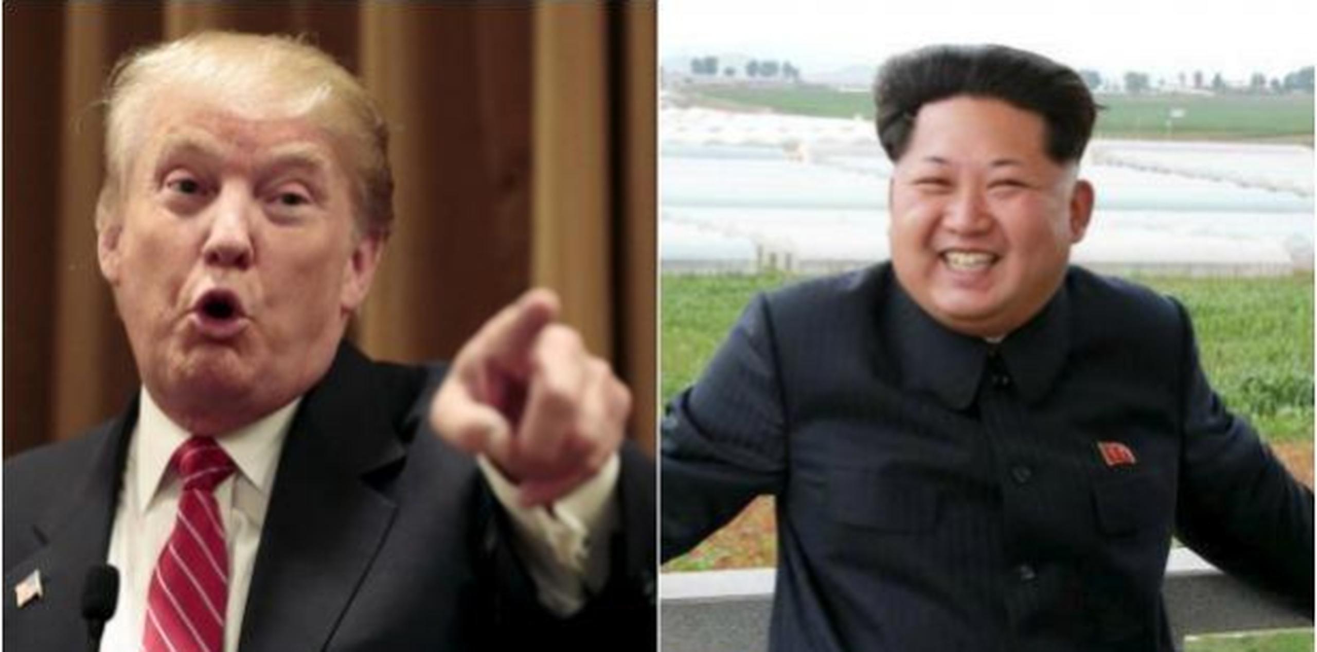 Donald Trump y Kim Joung-un son los protagonistas de la tensión que se vive en la península coreana. (GDA)