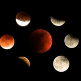 Espectaculares imágenes del eclipse lunar desde distintas partes del mundo