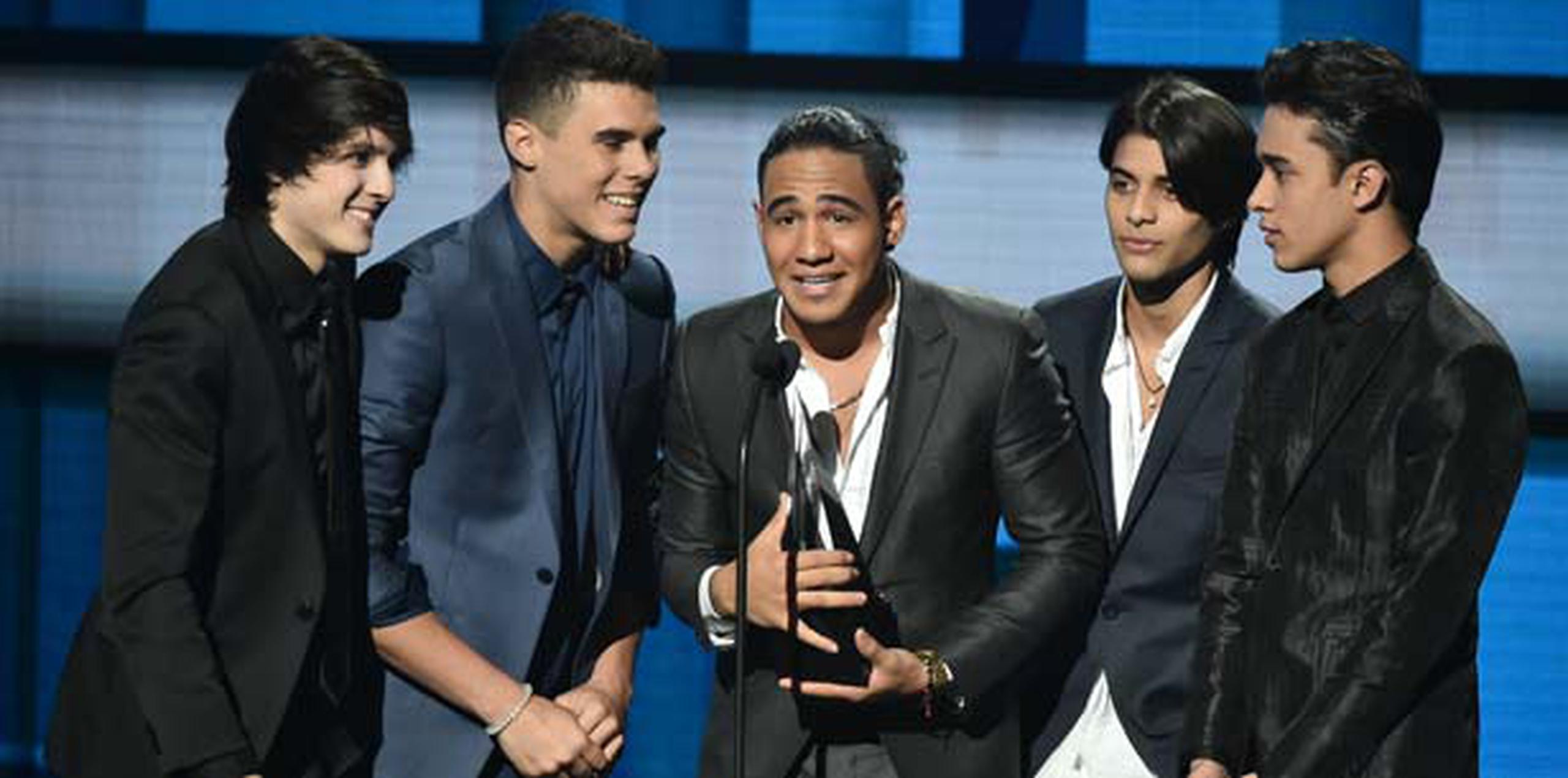 El grupo de chicos ganó la primera temporada de "La Banda", el reality creado por Simon Cowell y producido por Ricky Martin. (Vince Bucci/Invision/AP)