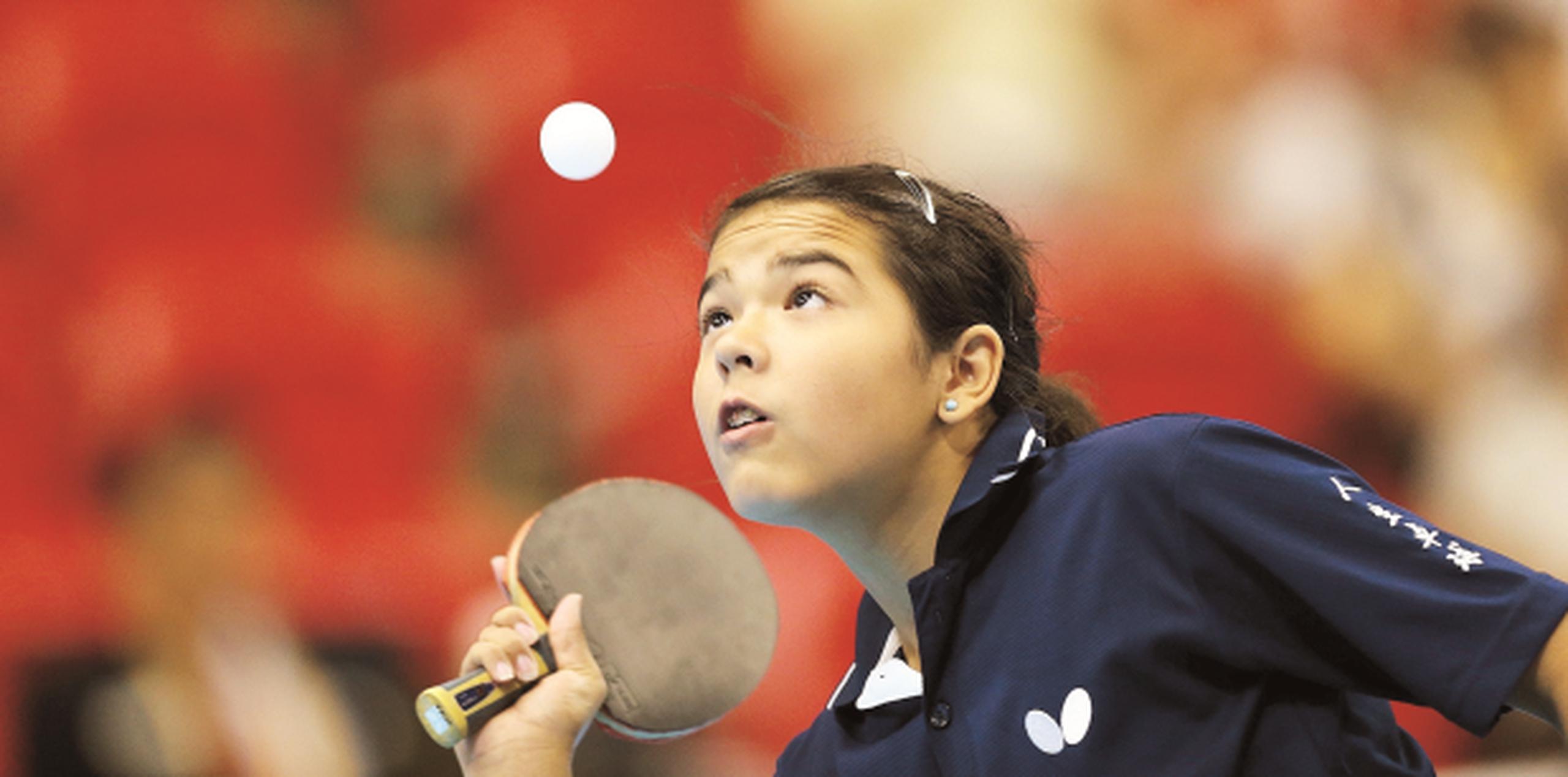 Adriana Díaz está jugando en China en un torneo de clubes de la federación de tenis de mesa de ese país. Según expertos, los más avanzados jugadores de esa disciplina son chinos. (Archivo)