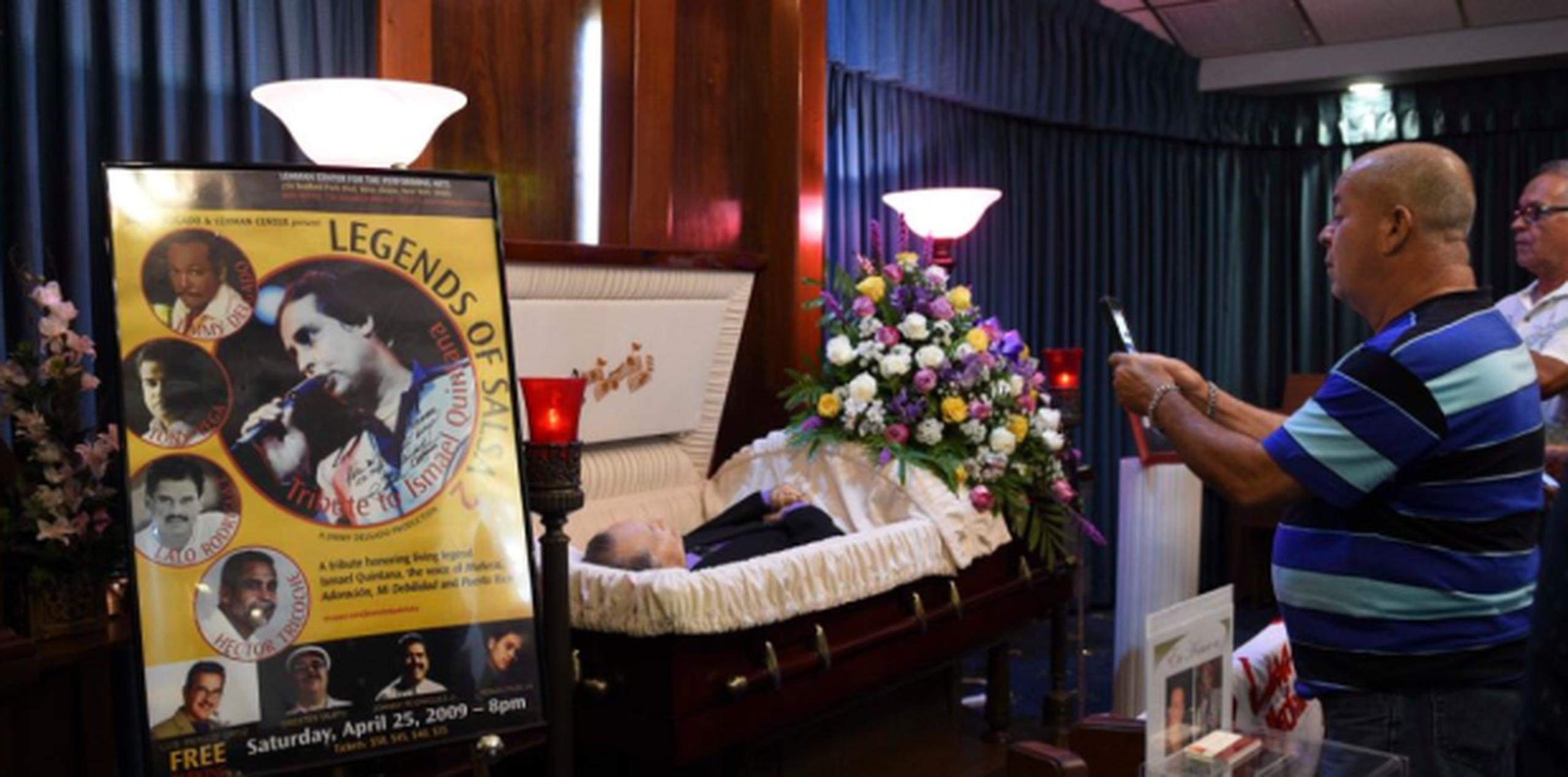 Al culminar la celebración religiosa, el cuerpo de Quintana se trasladará hasta el cementerio La Piedad, en Ponce, donde yace también los restos del salsero puertorriqueño Cheo Feliciano. (tony.zayas@gfrmedia.com)