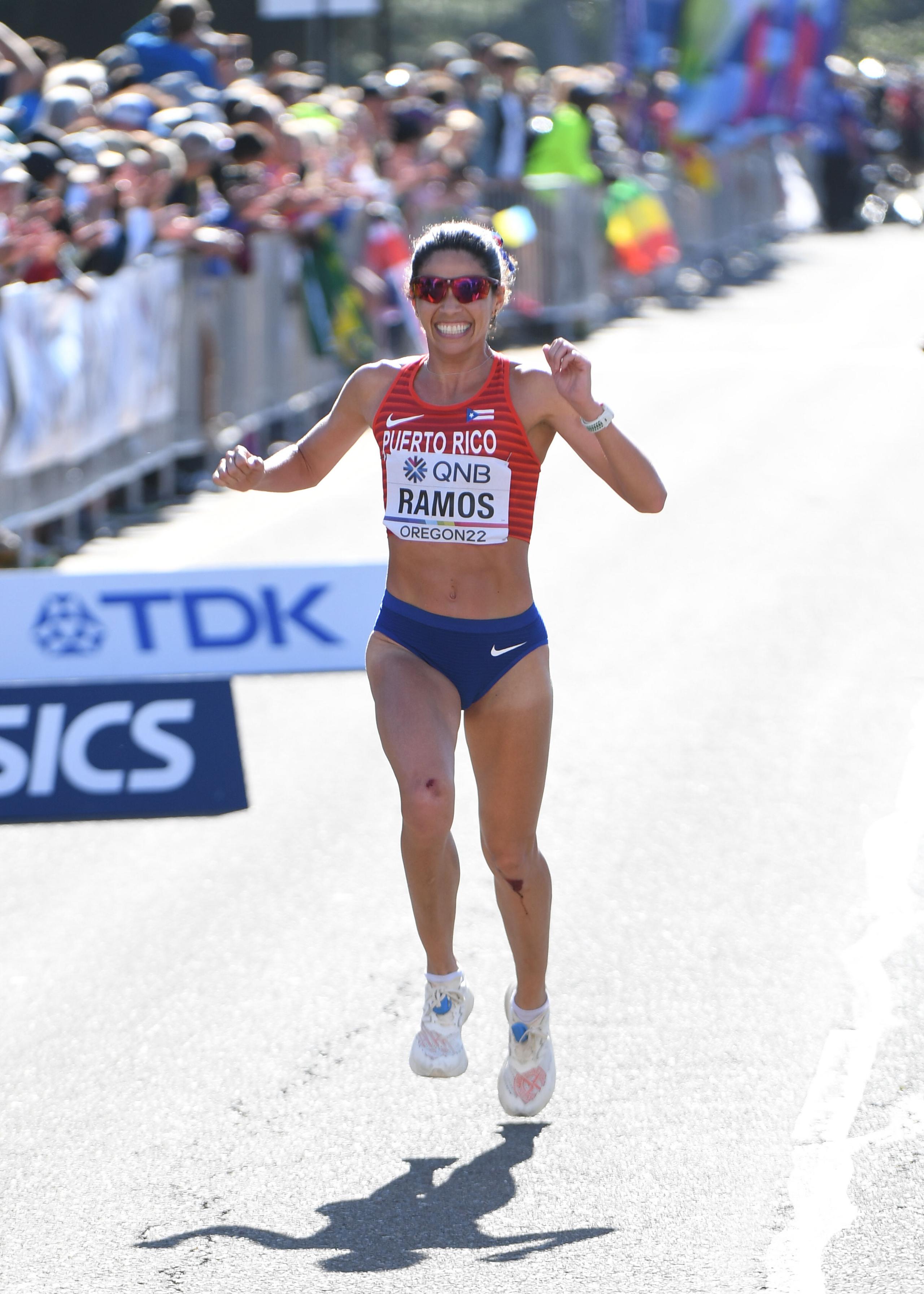 Fue el debut de Beverly Ramos en el maratón de un mundial y su tercera participación en total en este evento.