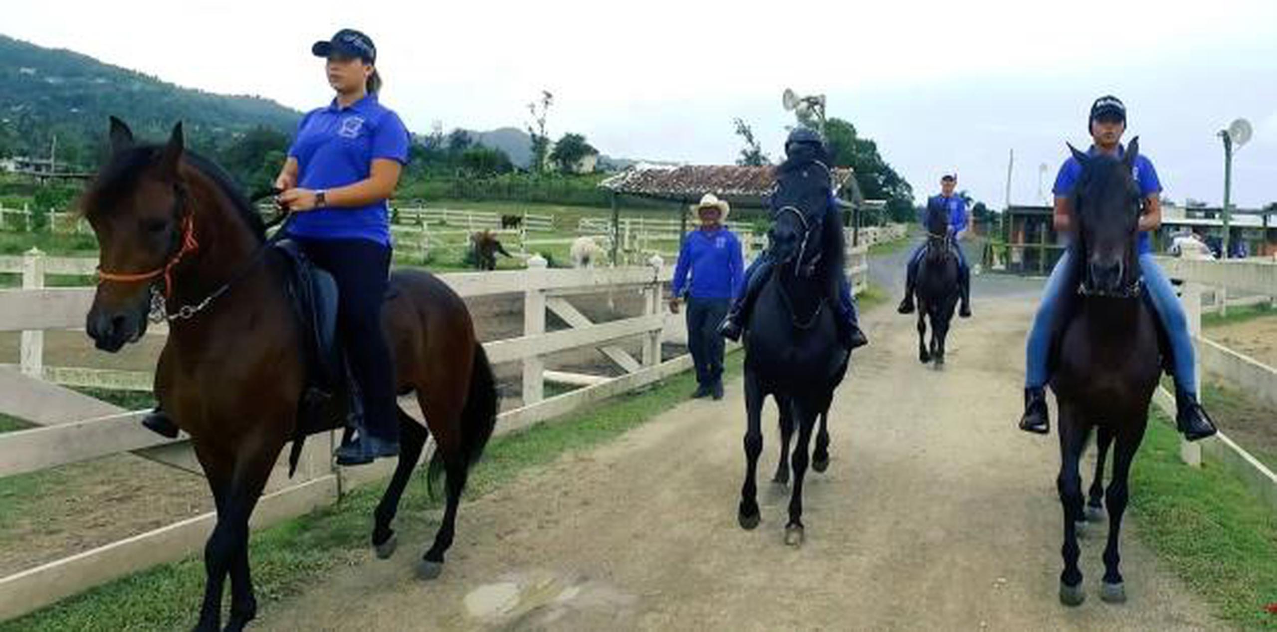 En equitación se espera la participación de unos 90 jinetes y amazonas durante los dos días de competición.  (Suministrada)