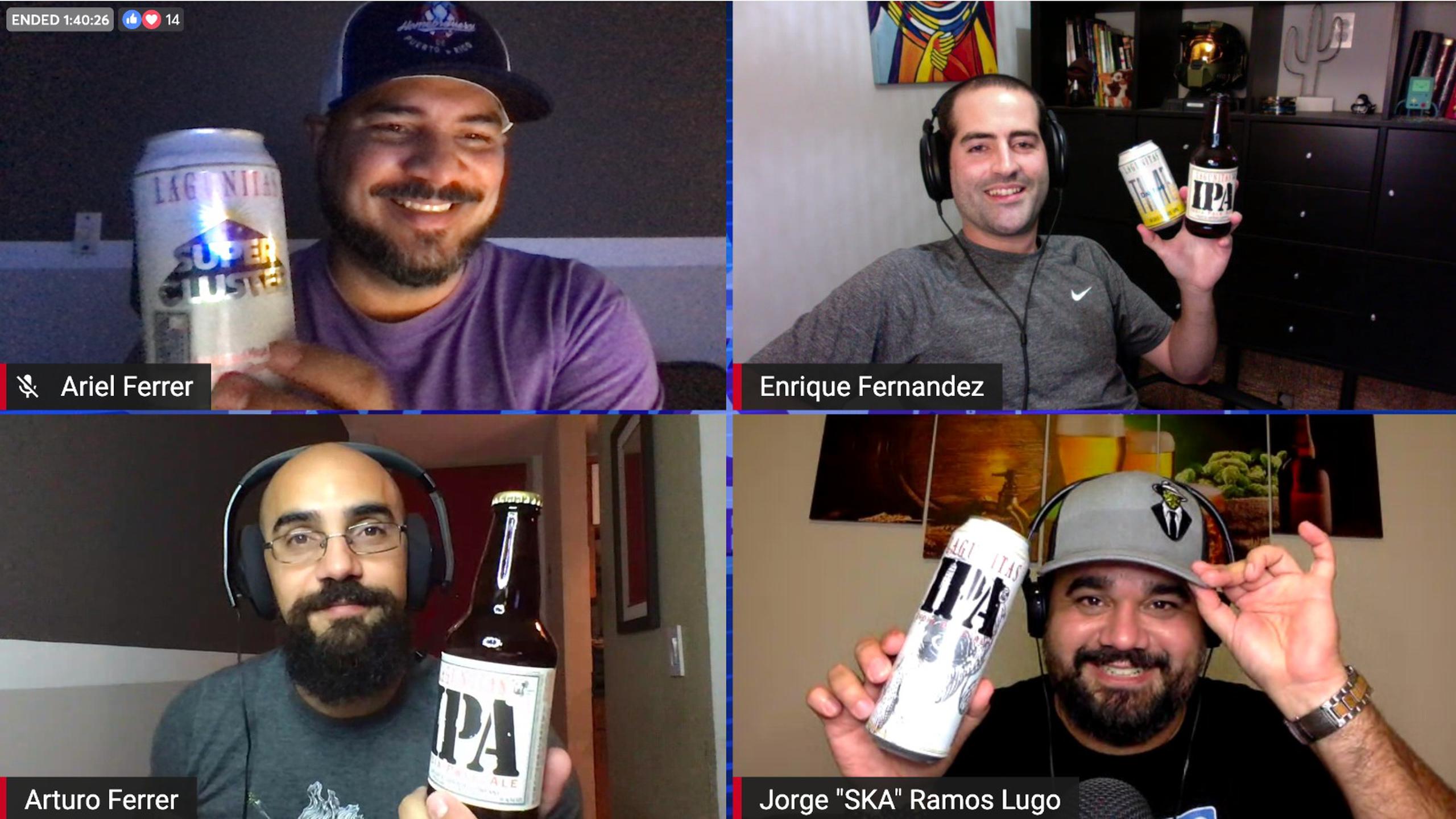 Ariel Ferrer, Enrique Fernández, Arturo Ferrer y Jorge I. Ramos Lugo son los creadores del "podcast".