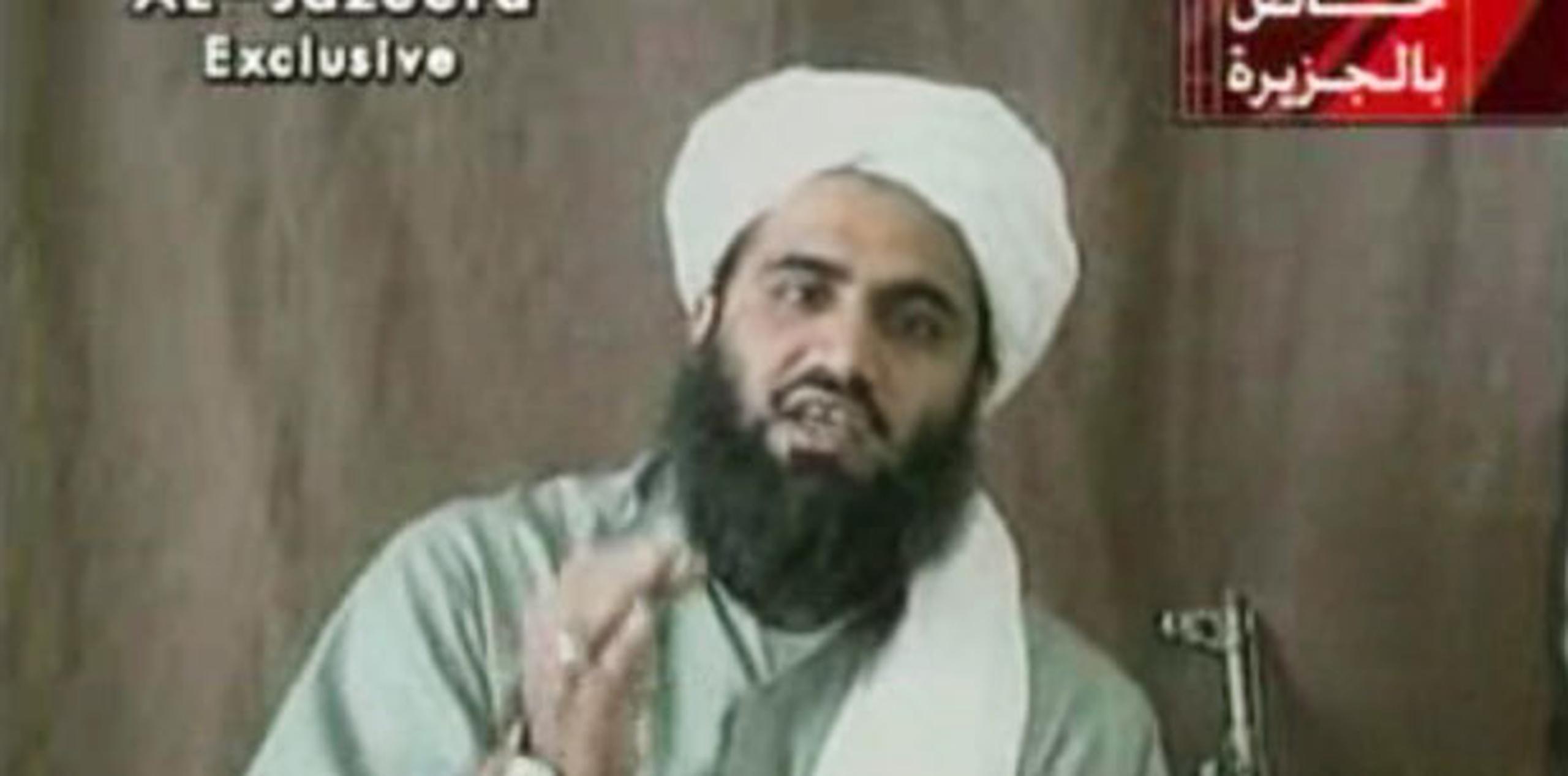 Abu Gaith fue uno de los tres hombres que apareció junto a bin Laden en un mensaje televisado, horas después de los ataques. (AP)