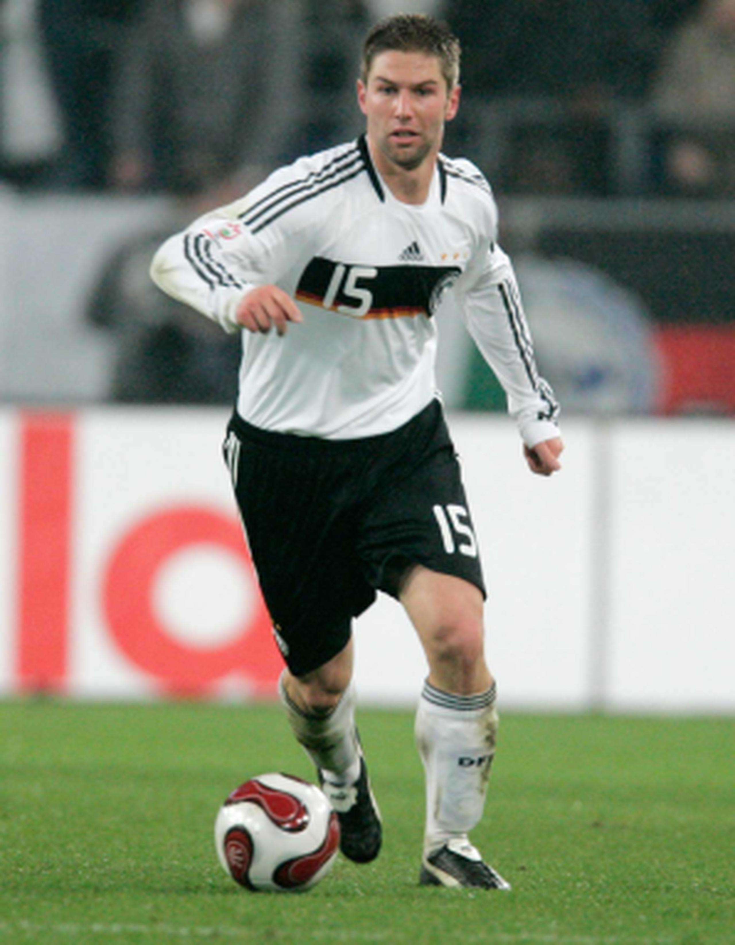 Hitzlsperger disputó 52 partidos con la selección alemana entre 2004-11, incluyendo el Mundial de 2006. (AP /Joerg Sarbach)