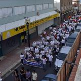 Marcha por la paz en recordación a José Enrique