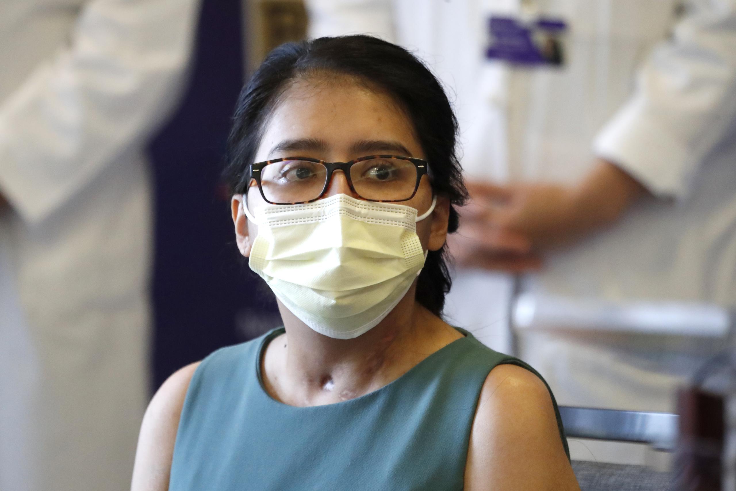 Mayra Ramirez, sobreviviente del COVID-19 gracias a un trasplante doble de pulmón en el Hospital Northwesterna Memorial en Chicago