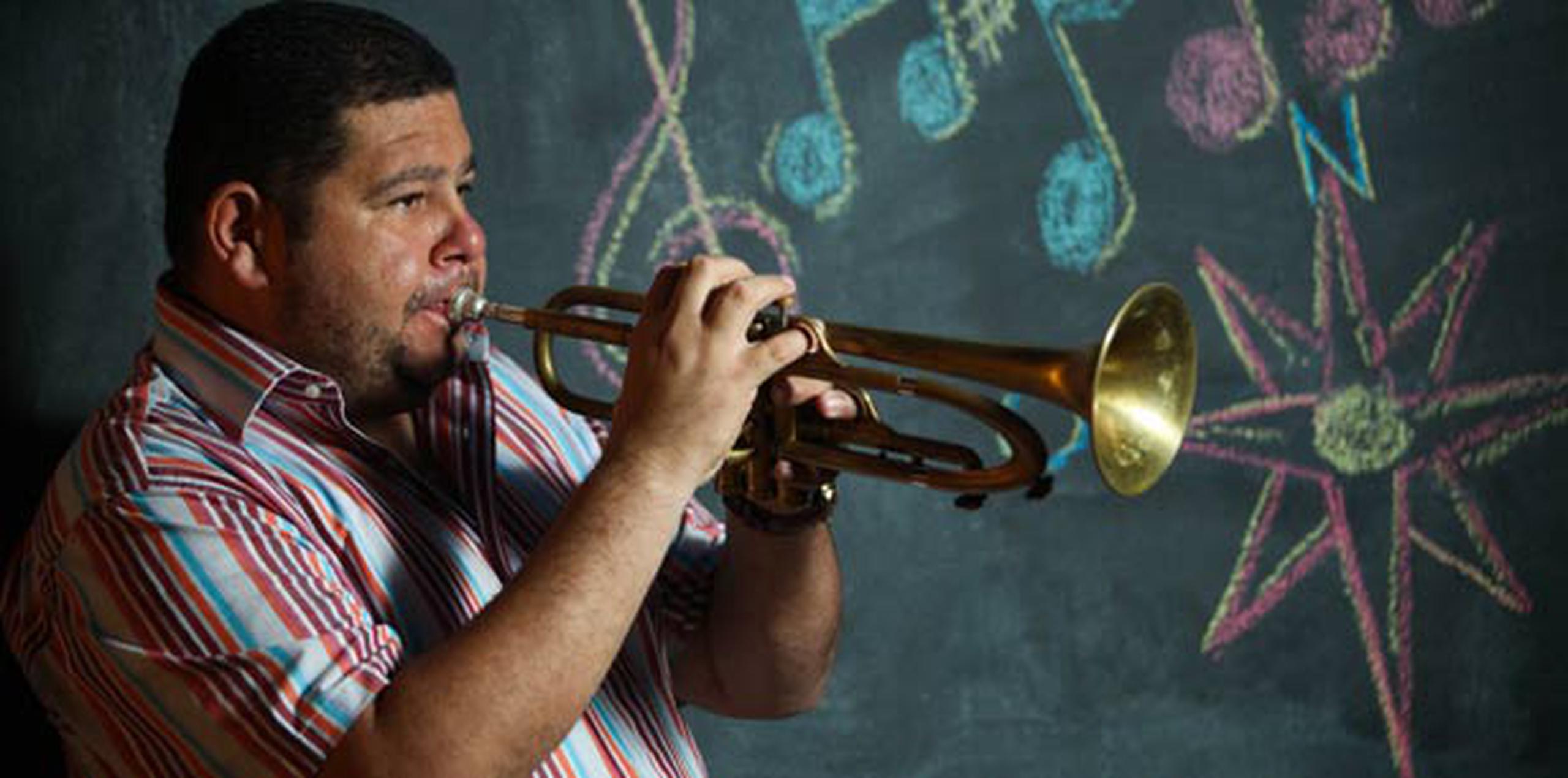 En la foto, el trompetista Julito Alvarado. (Suministrada)