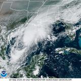 Se forma la tormenta Beta en el Golfo de México