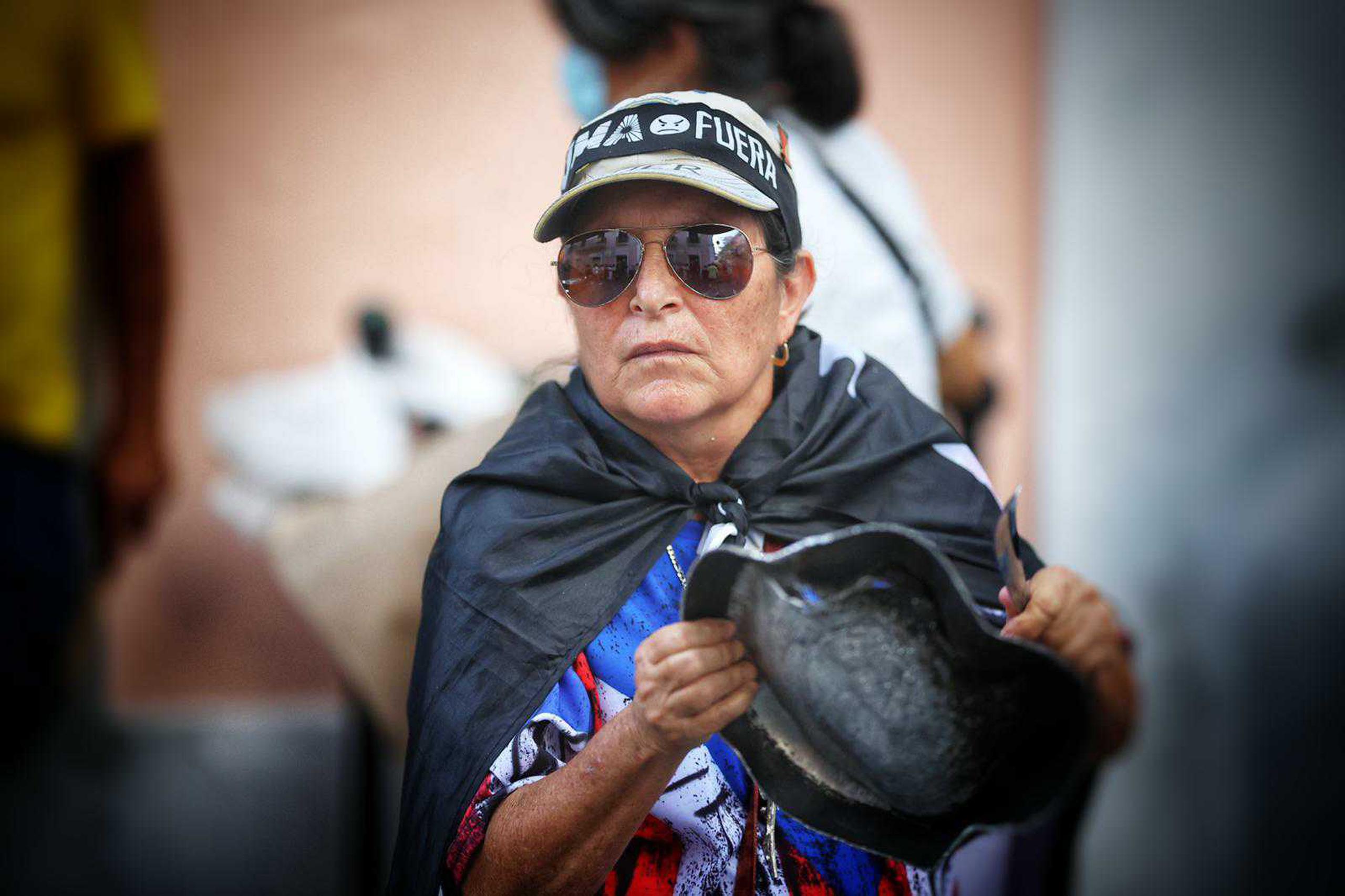 “Estamos en contra de LUMA. Hay muchas cosas que nos están afectando y al gobernador ya no lo queremos”, sentenció Evelyn Peña, residente de San Lorenzo.