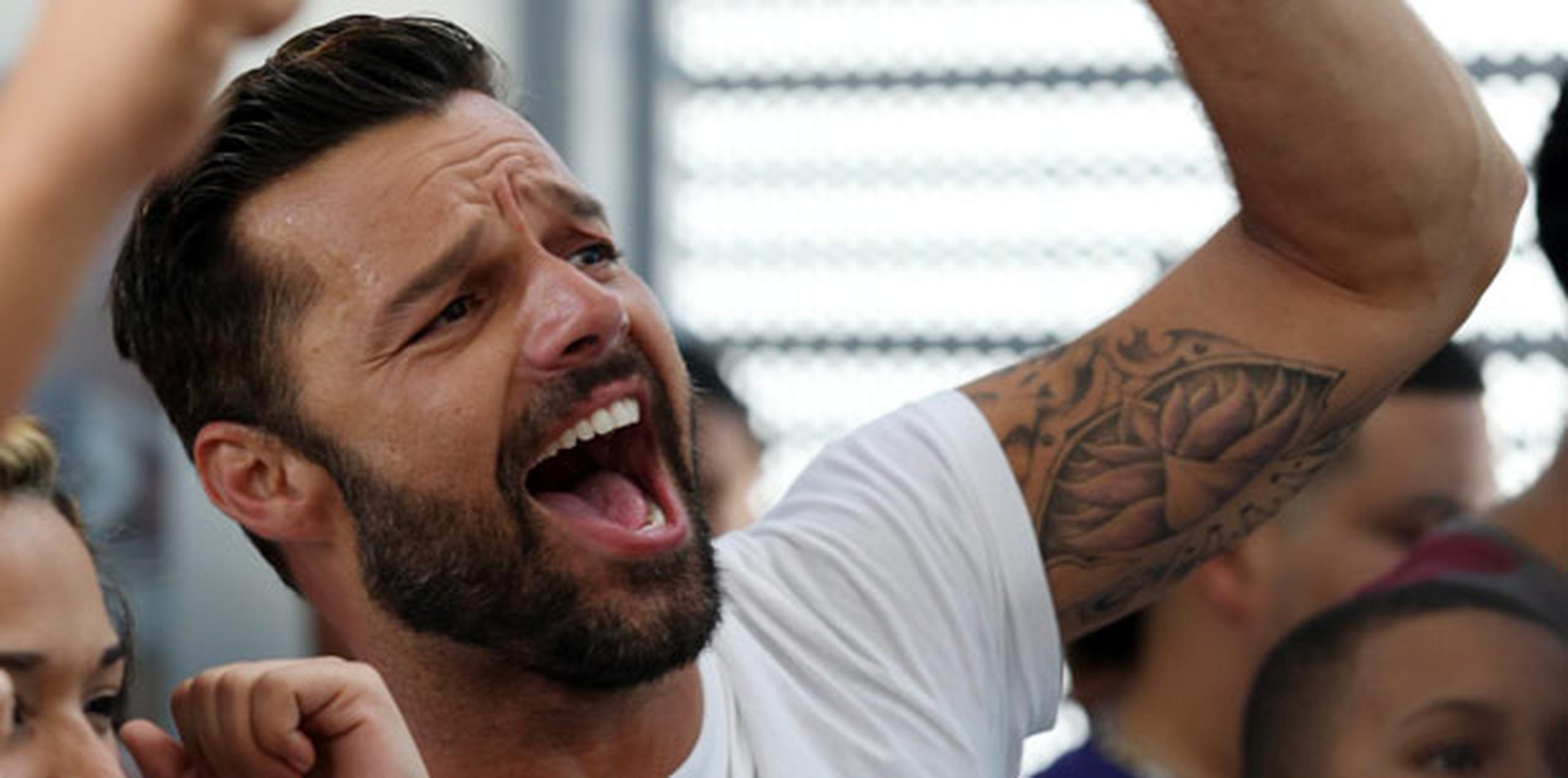 El cantante puertorriqueño Ricky Martin dijo que la competencia lo trasladó a los inicios de su carrera con Menudo.