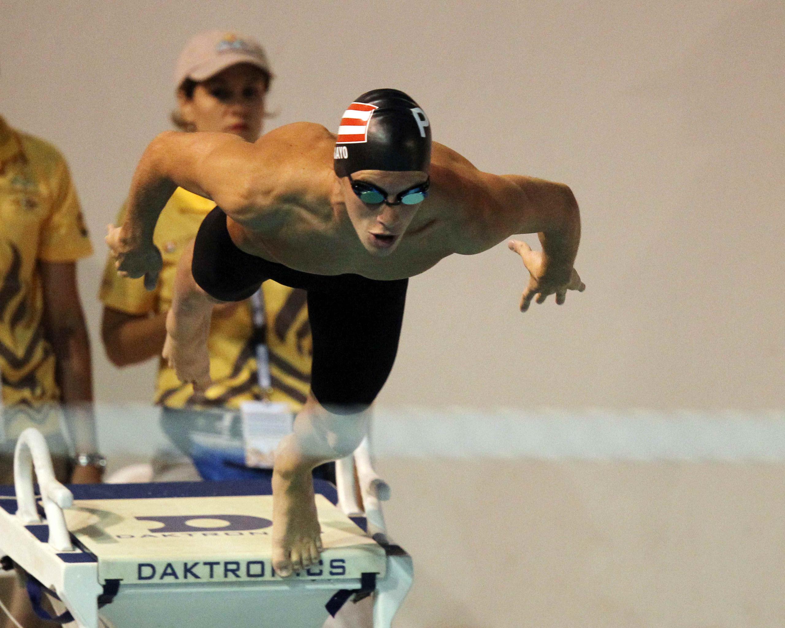 Christian Bayó se clasificó a la final 2 de este evento con 8:06.34, penúltimo entre los ocho nadadores que estuvieron en el agua para la final.