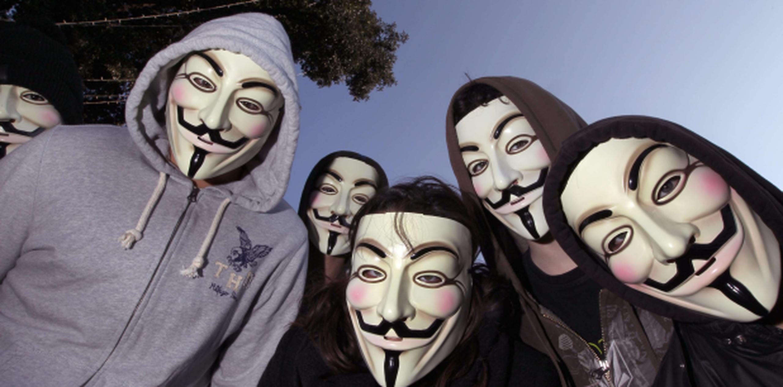 El grupo Anonymous ha inhabilitado 14 webs. (Archivo)