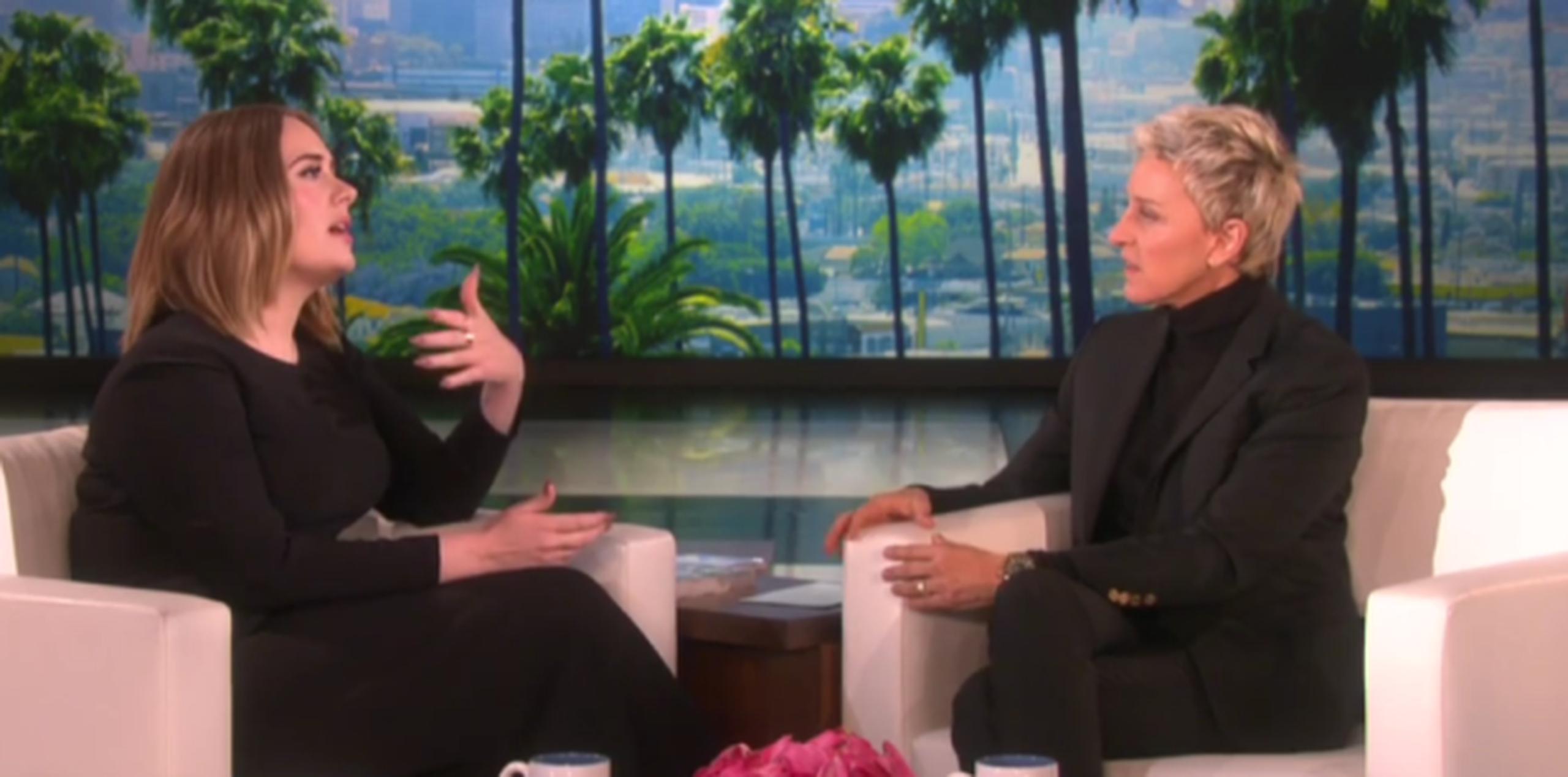 La británica estuvo en "The Ellen DeGeneres Show”. (Captura)