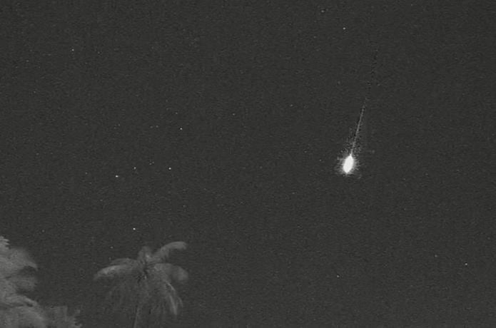 Fragmento de cometa. (Sociedad de Astronomía del Caribe)