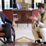 Benicio del Toro visita al gobernador

